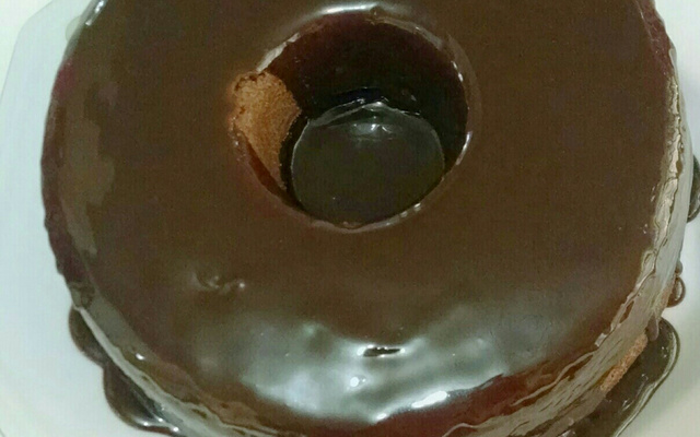 Bolo de micro-ondas de chocolate da Angélica