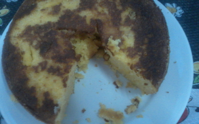 Bolo de milho e fubá sem farinha