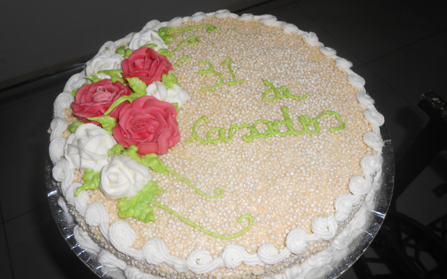 Bolo cremoso de leite