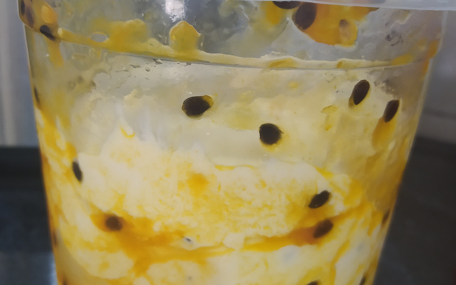 Sorvete maravilha de morango