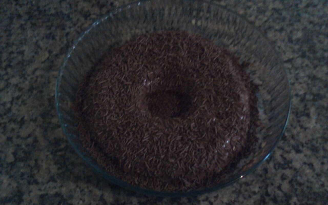 Brigadeirão de microondas