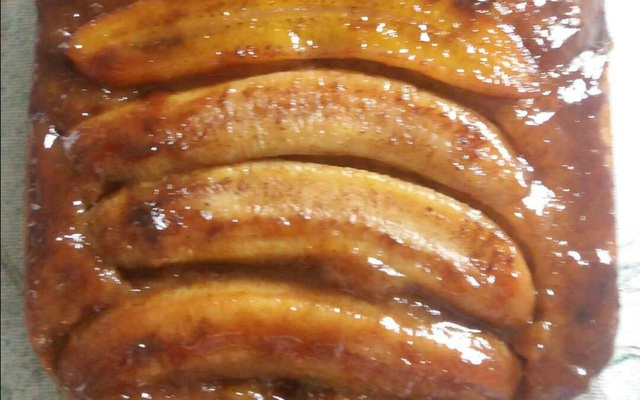 Bolo de banana (sem ovo)