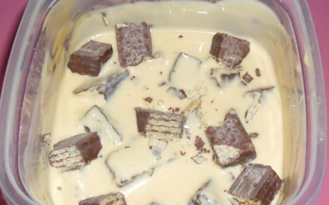 Mousse de doce de leite