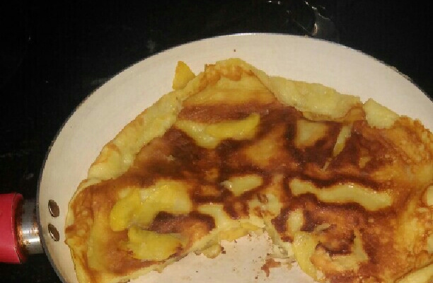 Torta de maçã de frigideira