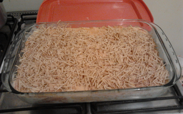 Frango arrepiado com presunto e mussarela