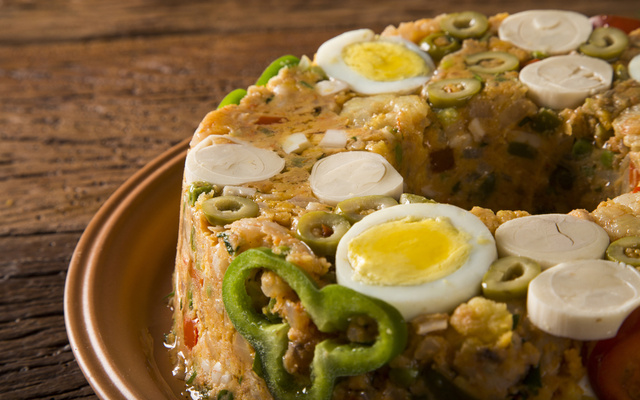 Cuscuz de frango defumado