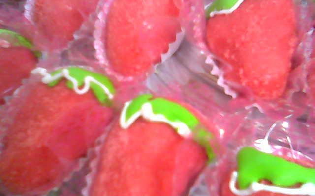 Morangos de festa