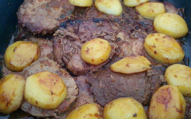 Lagarto bovino recheado