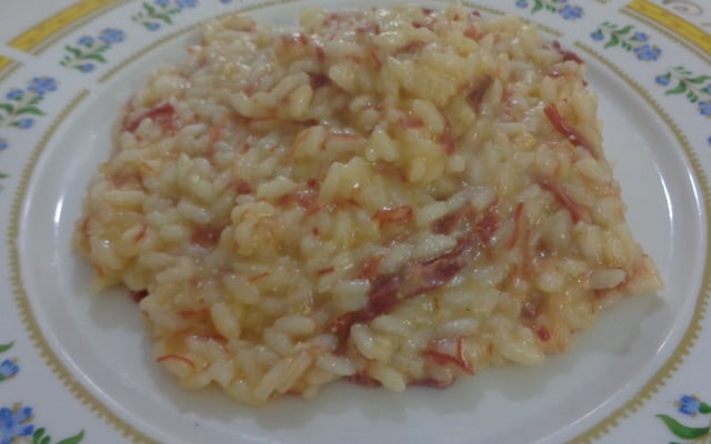 Risoto de carne seca fácil