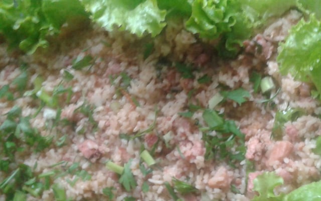 Arroz com linguiça