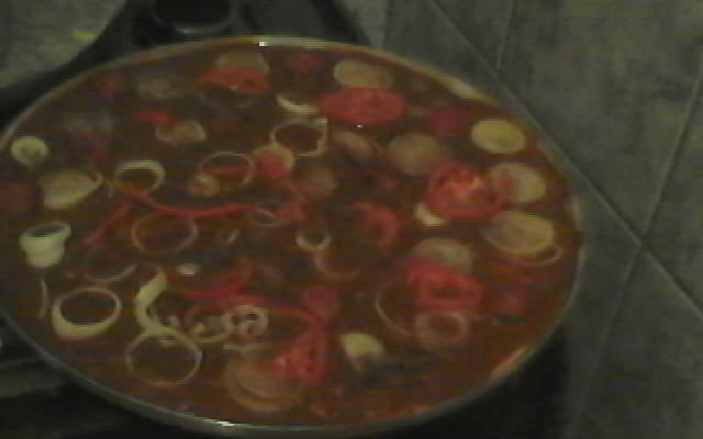 Pizza de liquidificador da Rosi