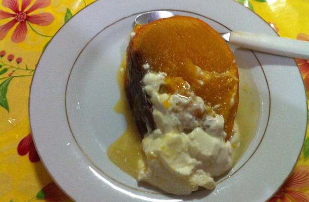 Moranga com creme de leite