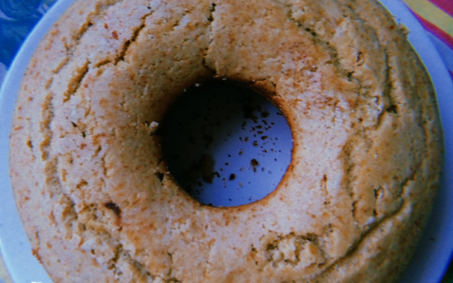 Bolo de fubá com aveia (sem ovos)