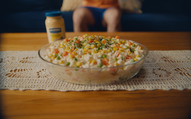 Salada de Maionese Cremosa com Legumes