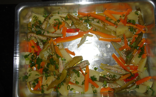 bife assado no forno com legumes