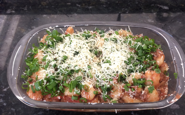 Nhoque perfeito com molho de bacon