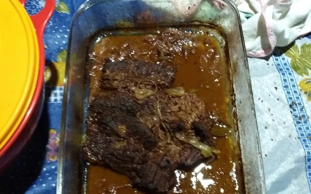 Filé ao molho madeira no forno