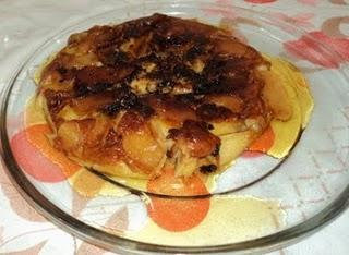 Torta de maçã de frigideira