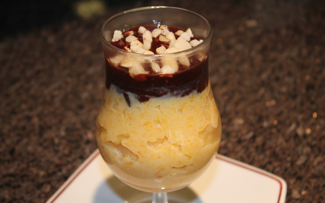 Brigadeiro com sorvete