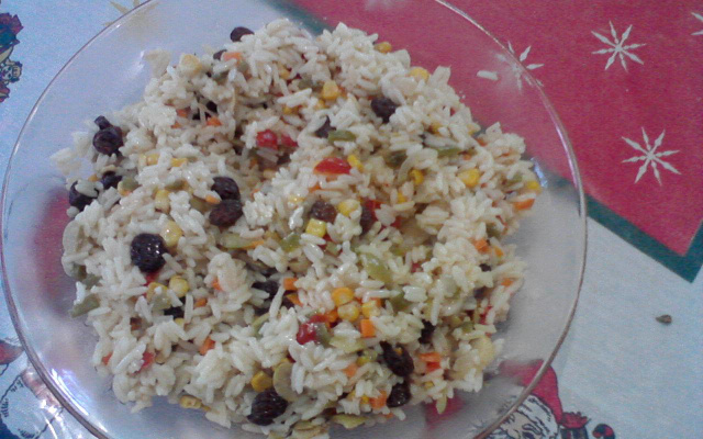 Arroz à grega da Carla