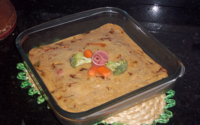 Torta de Frango de Microondas