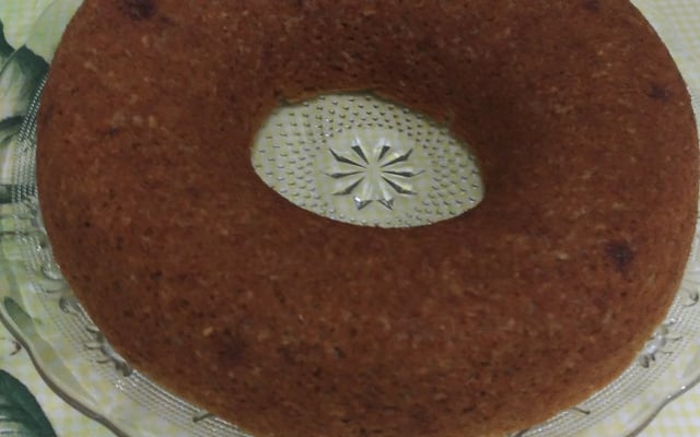 Bolo saudável de farelo de aveia