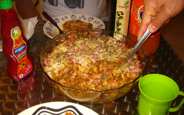 Macarronada tipo lasanha