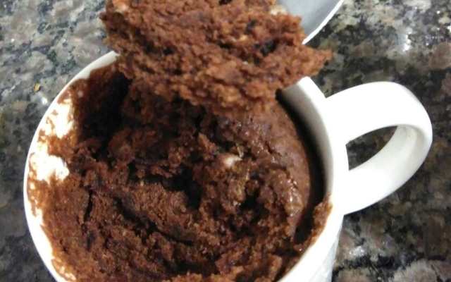 Bolo de caneca vegan