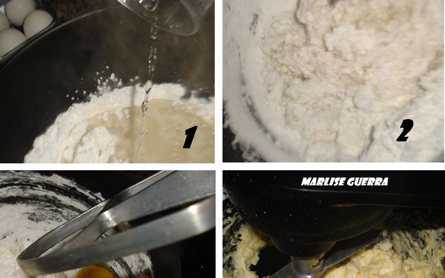 Biscoito de polvilho feito com batedeira