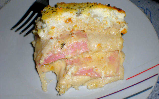 Lanche de forno delicioso