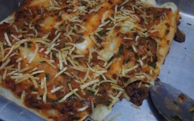 Panqueca de carne moída