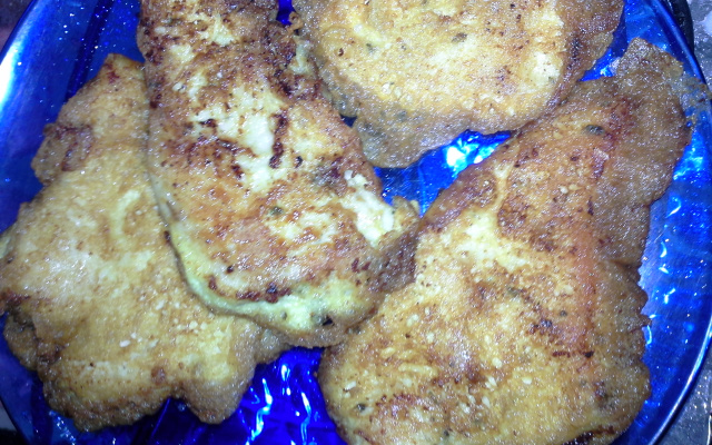 Omelete de frango em neve