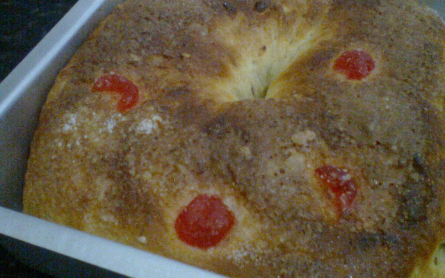 Rosca de Reis sem frutas