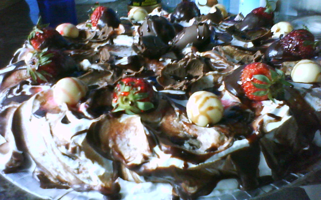 Sobremesa de morango