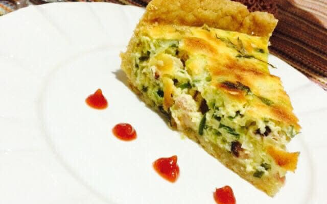 Quiche de shimeji 