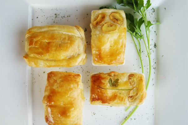 Folhado de Bacalhau à moda do Chef