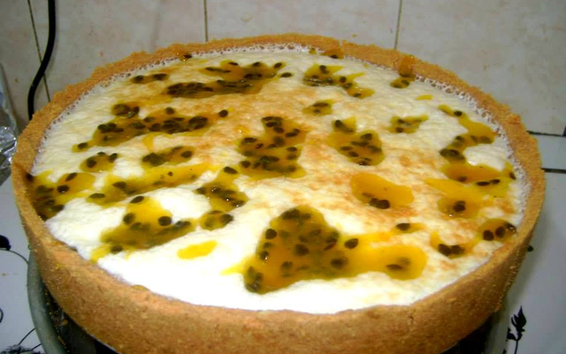 Torta de maracujá infalível