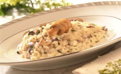 Risoto Philadelphia com Cogumelos