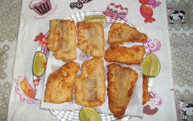 Filé de merluza frito