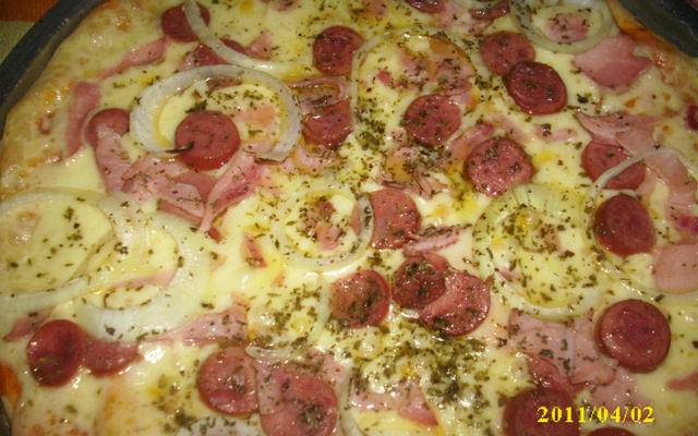 Pizza de iogurte da Danielle