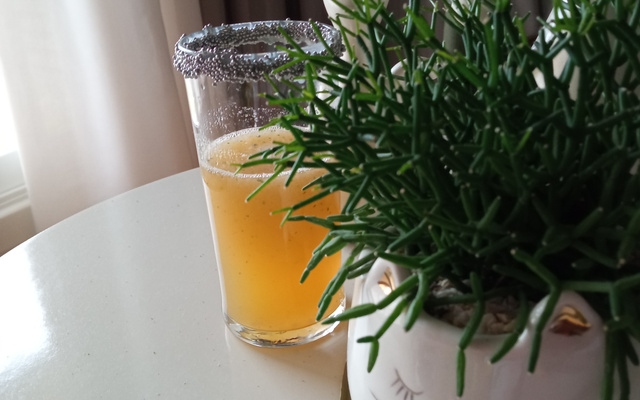 O verdadeiro suco de maçã com hortelã