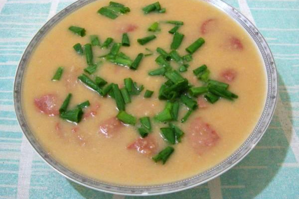 Caldo de feijão branco