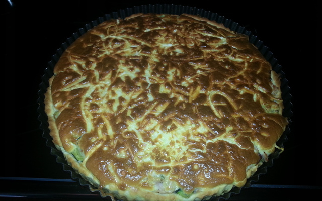 Quiche especial de legumes e bacon