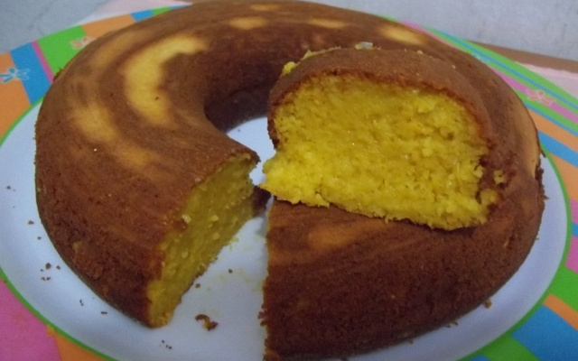 Bolo cremoso de milho em lata