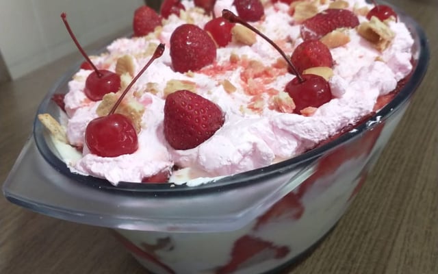 Trifle de morango
