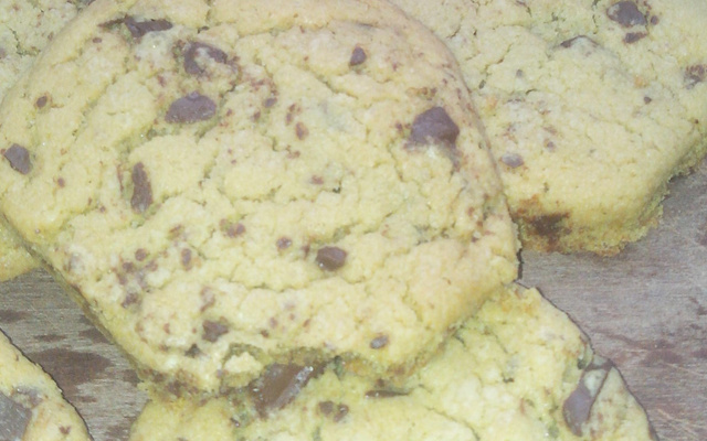 Receita de cookie de baunilha com gotas de chocolate