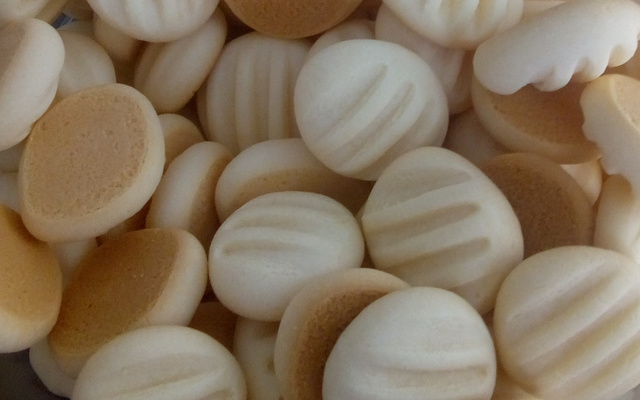 Bolachinhas de amido de milho