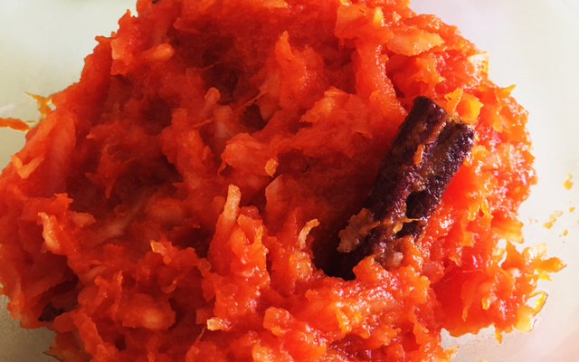 Doce de abóbora com coco ralado