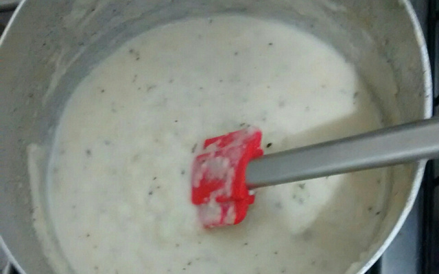 Purê de inhame e chuchu