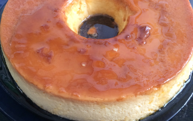 Pudim de leite em pó idêntico ao de leite condensado